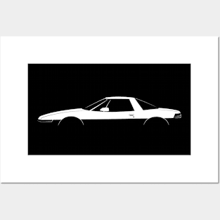 Buick Reatta Silhouette Posters and Art